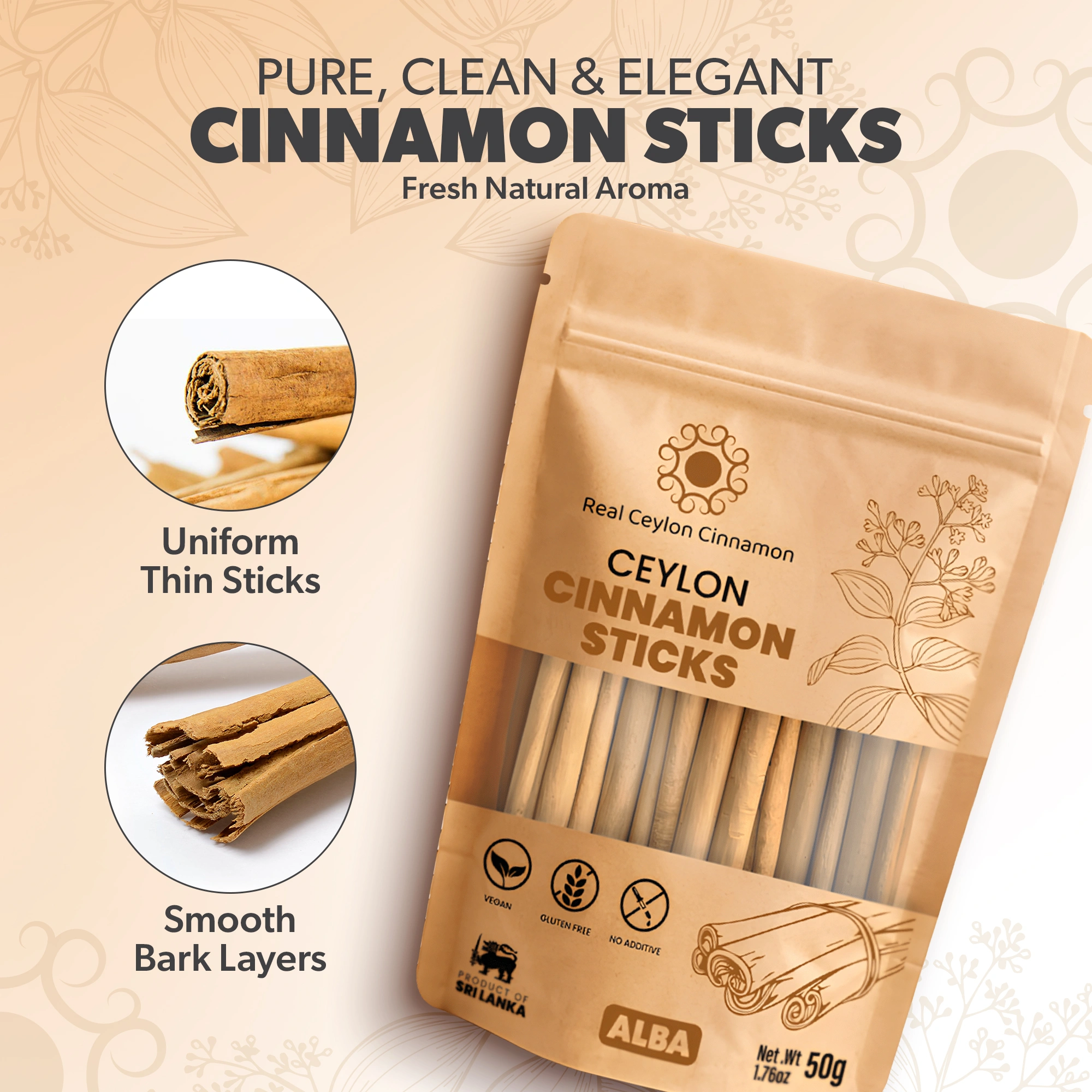 Alba Ceylon Cinnamon Sticks - Image 5