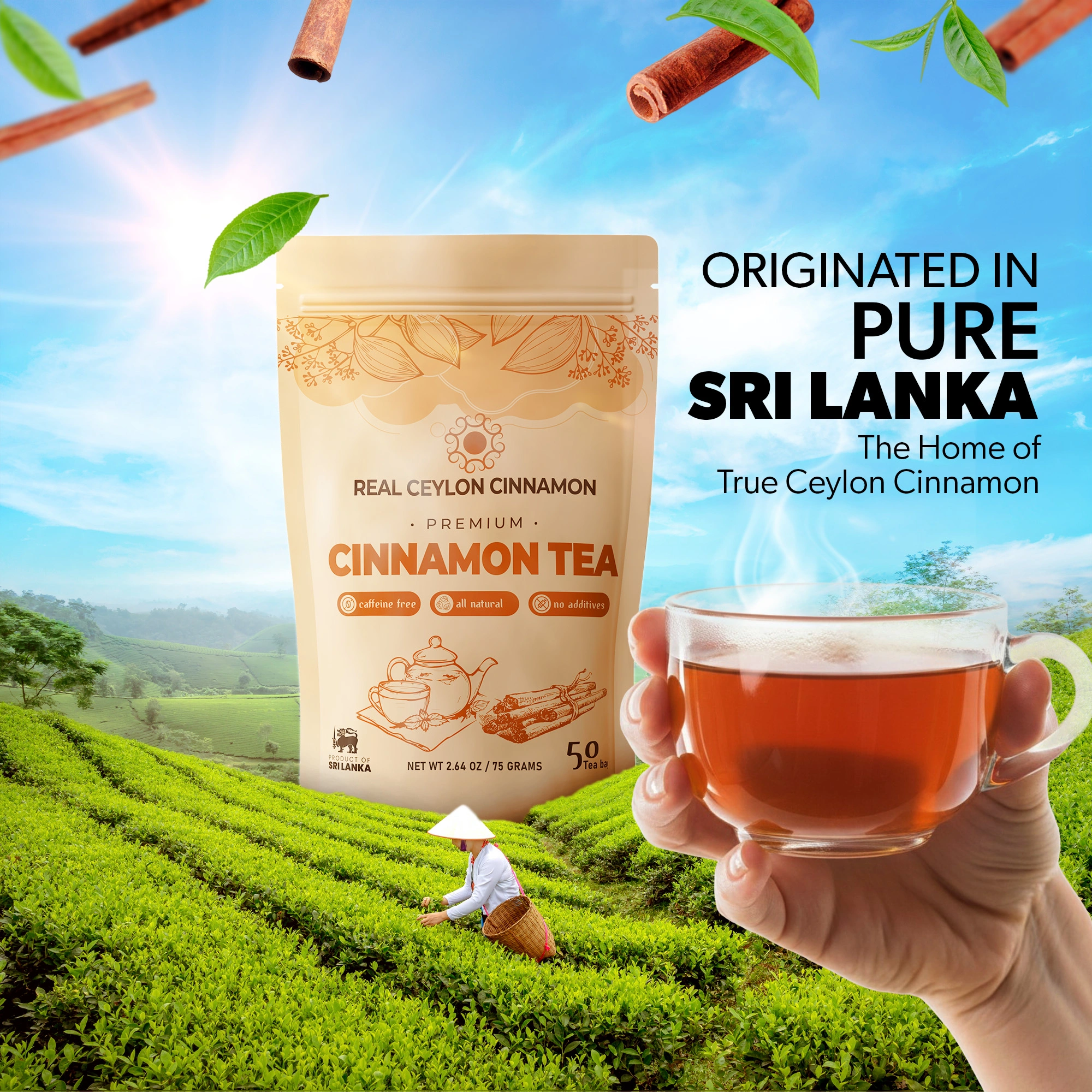 Ceylon Cinnamon Tea Bags - Image 8