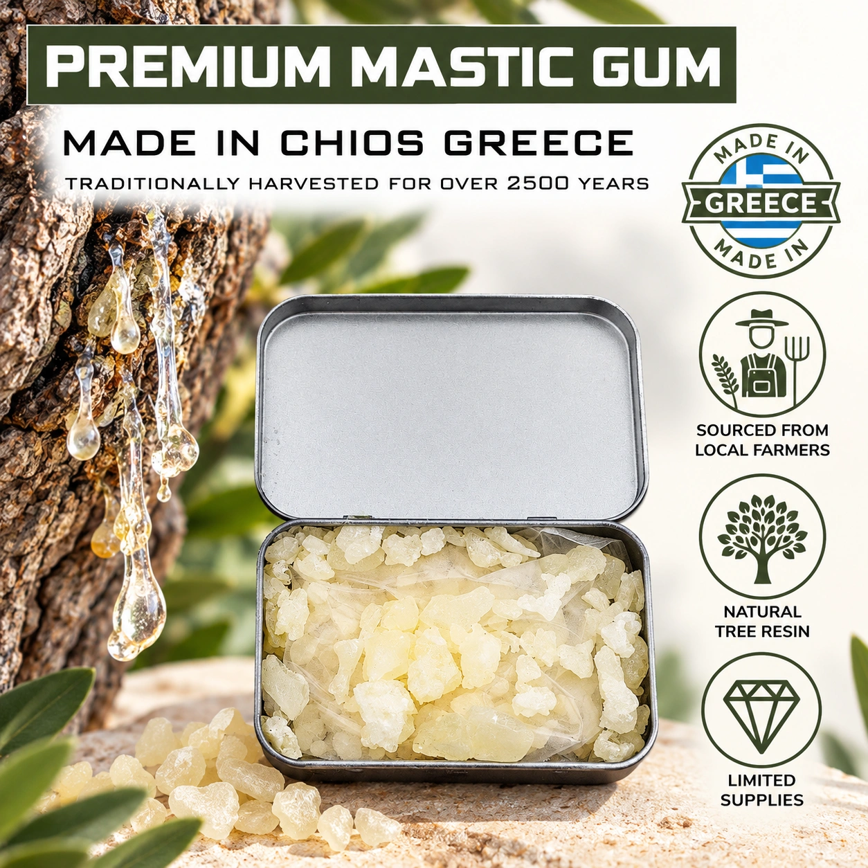 Medium Tears Mastic Gum - Image 3